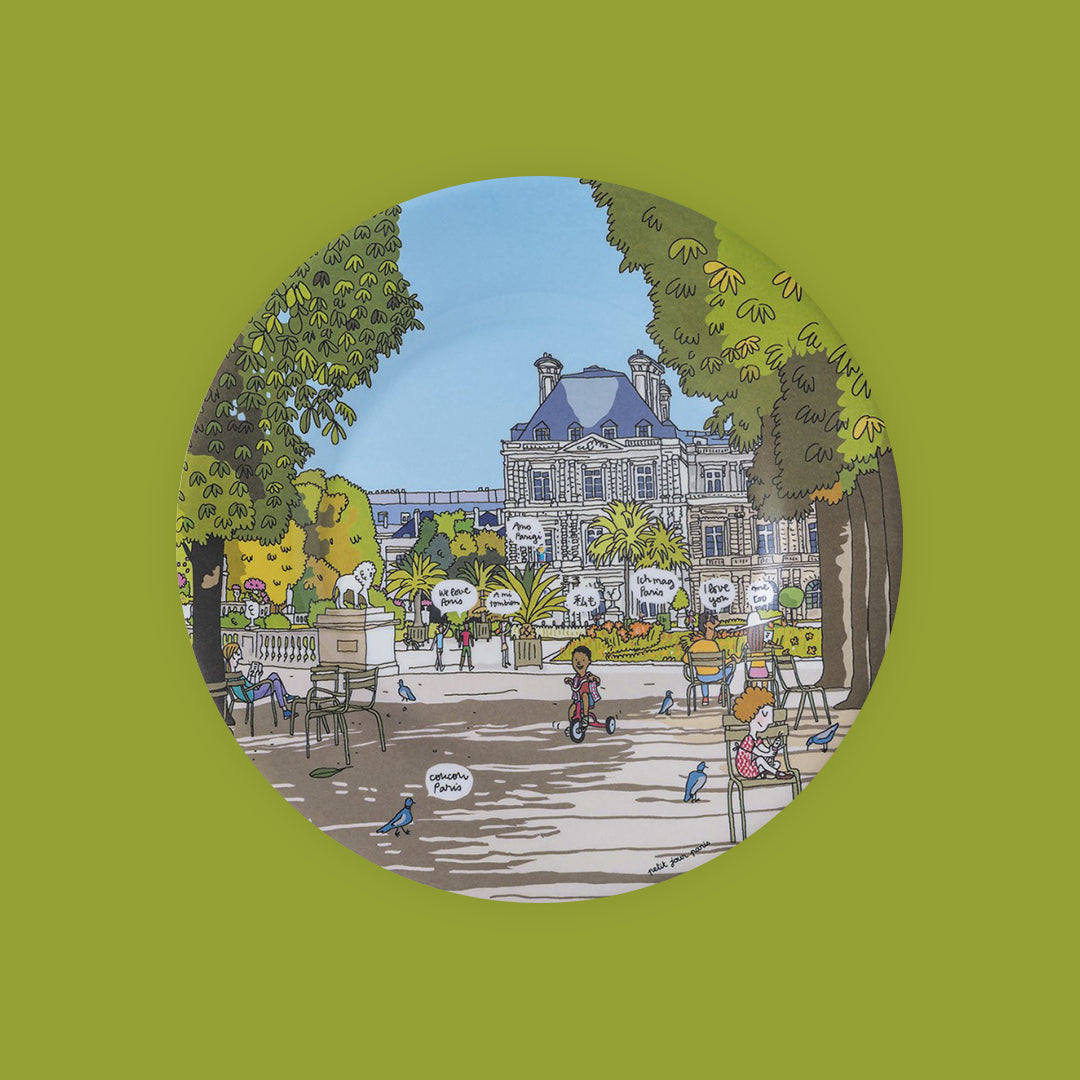 Petit Jour Assiette à dessert Paris - Jardin du Luxembourg