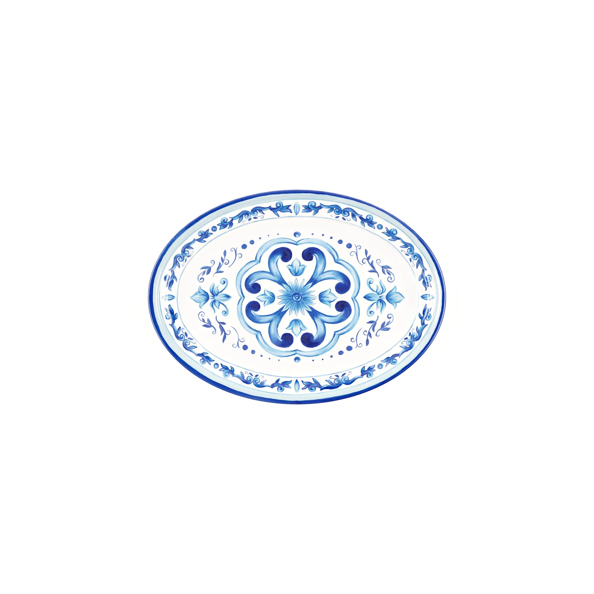 Guzzini Petit Plateau Ovale - Blues