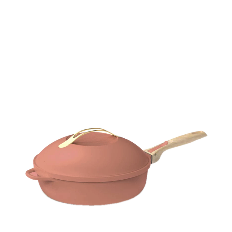 La Fabuleuse Poêle Sauteuse Casserole Cocotte Cookut 28 cm - Rouge Rubis