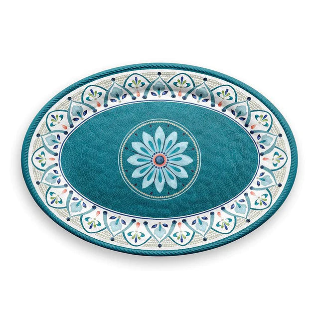 Plateau ovale mélamine 52cm - Rabat