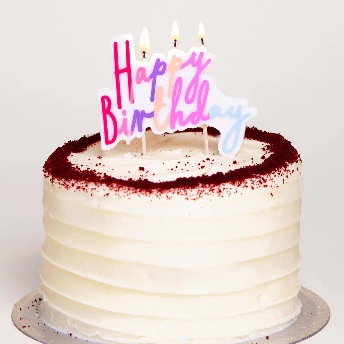 Bougie Happy Birthday