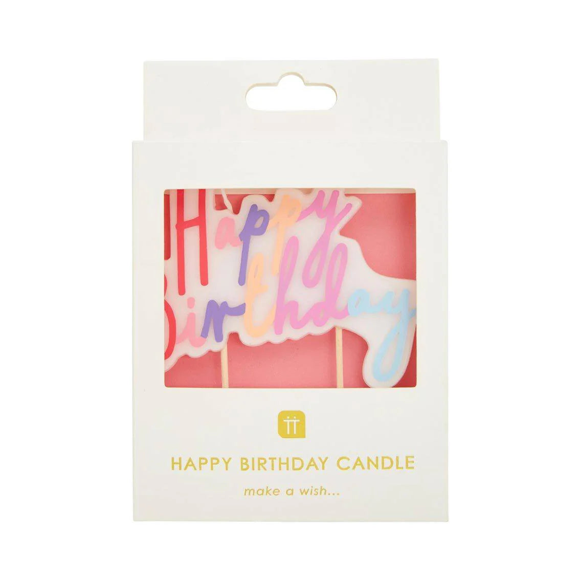 Bougie Happy Birthday