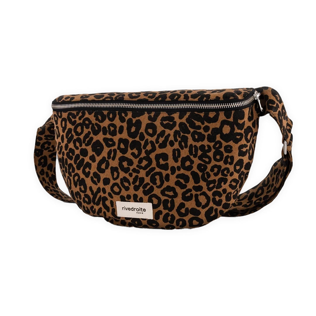 Rivedroite Paris Sac Banane XL Custine Léopard