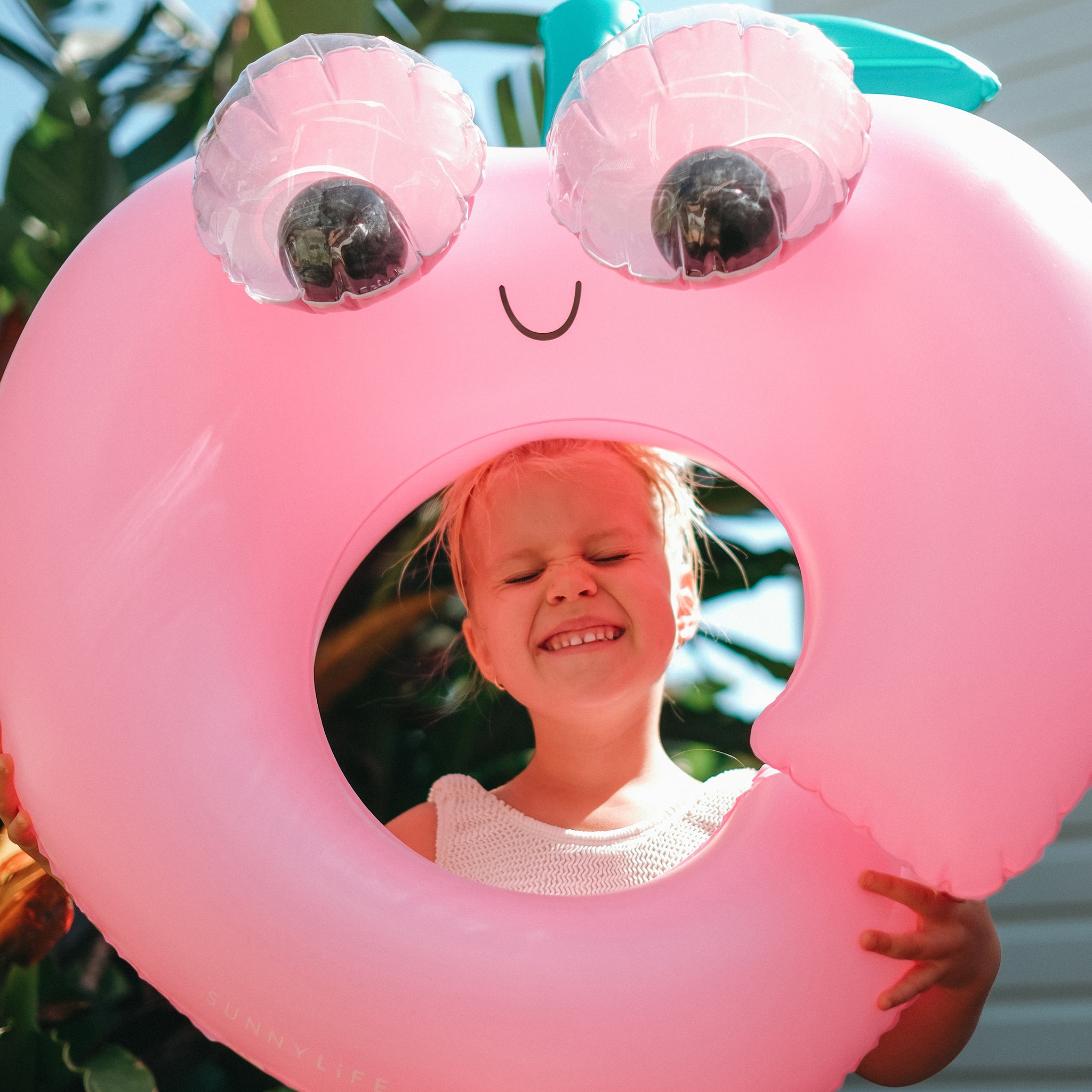 Sunnylife bouée gonflable enfants Poppy la pêche