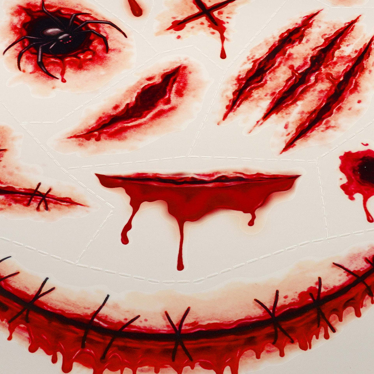 Legami Tattoos éphémères visage Halloween