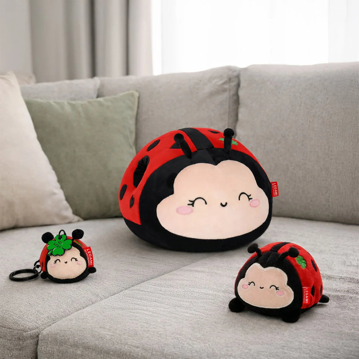 Legami Coussin Super Soft - Coccinelle