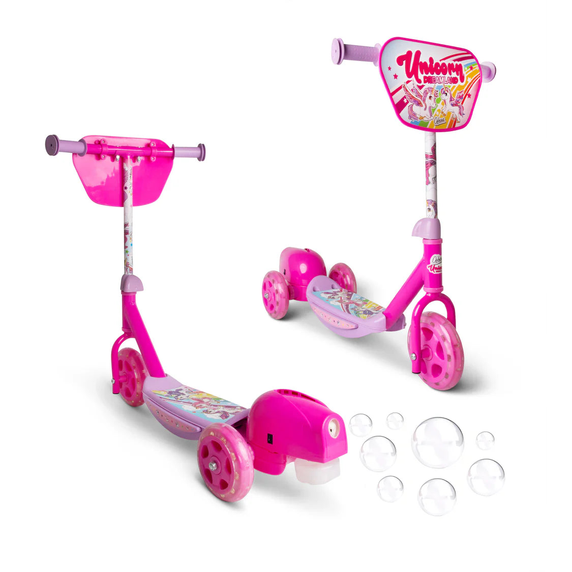 Trottinette à bulles