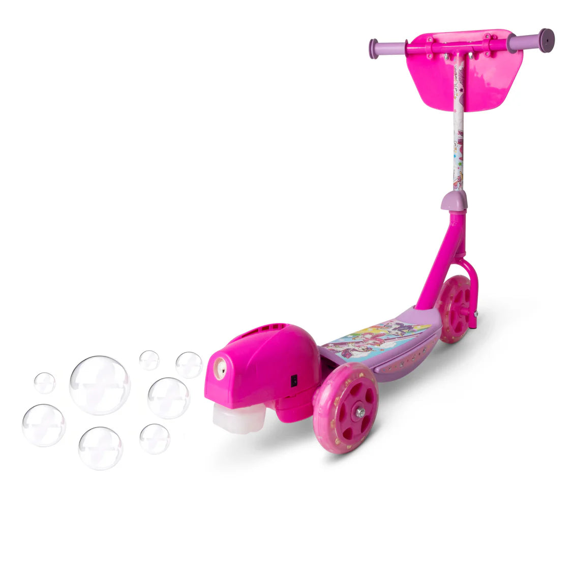 Trottinette à bulles