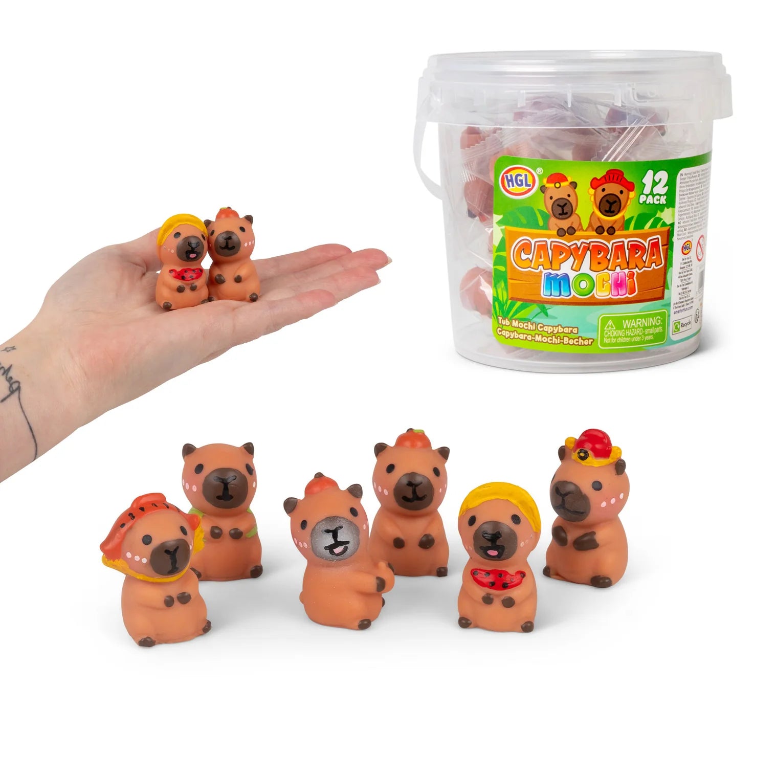 Set de 12 Mochis Capybara