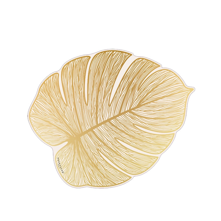 Set de table - feuille dorée