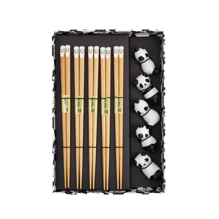 Coffret de 10 baguettes - Panda