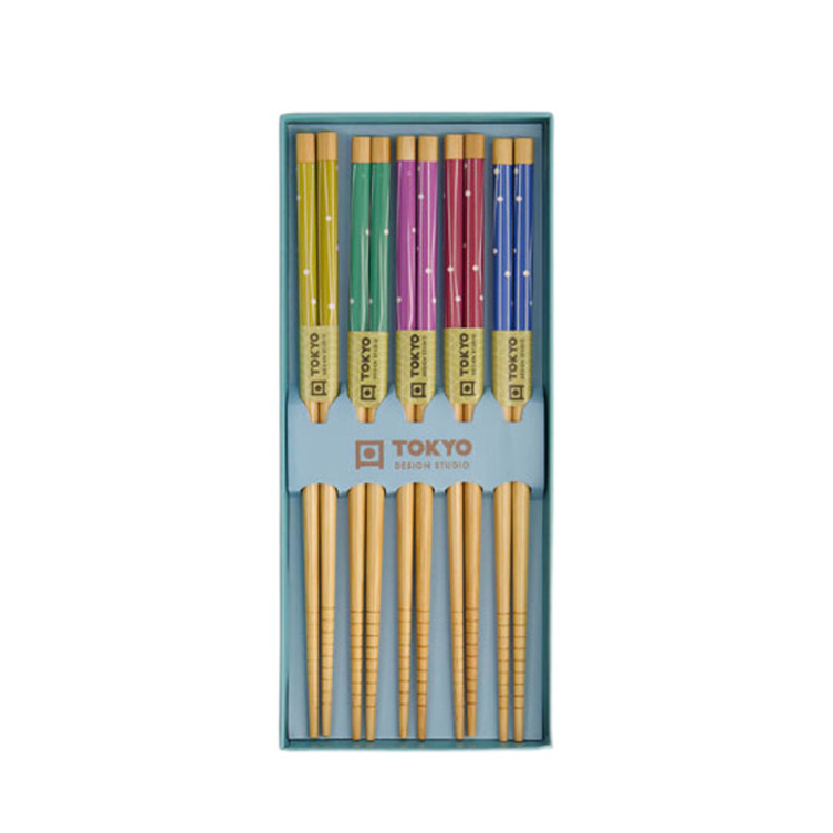 Coffret de 5 baguettes - Light blue star