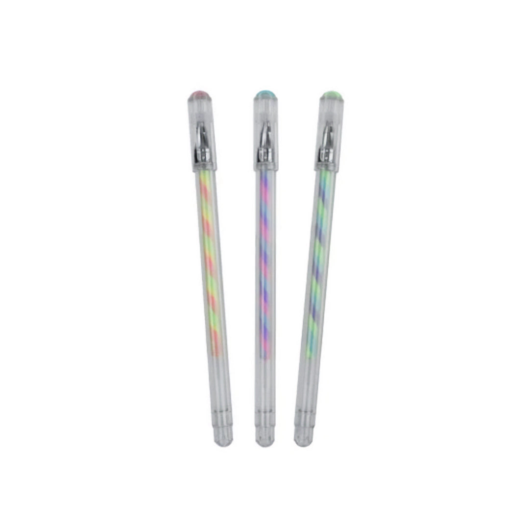 Lot de 3 stylos à encre gel multicolore LEGAMI avec encre changeant de couleur