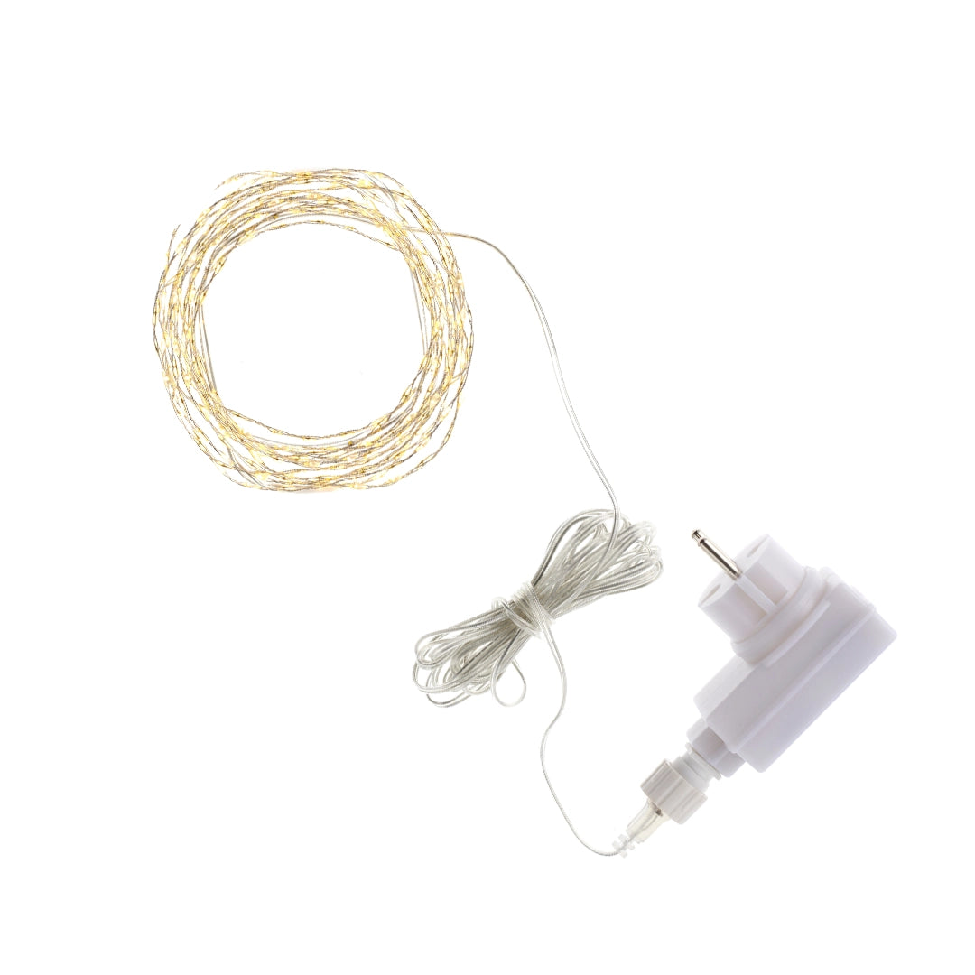 Sirius Guirlande Lumineuse 300 LEDs - Kiki Fil Argent