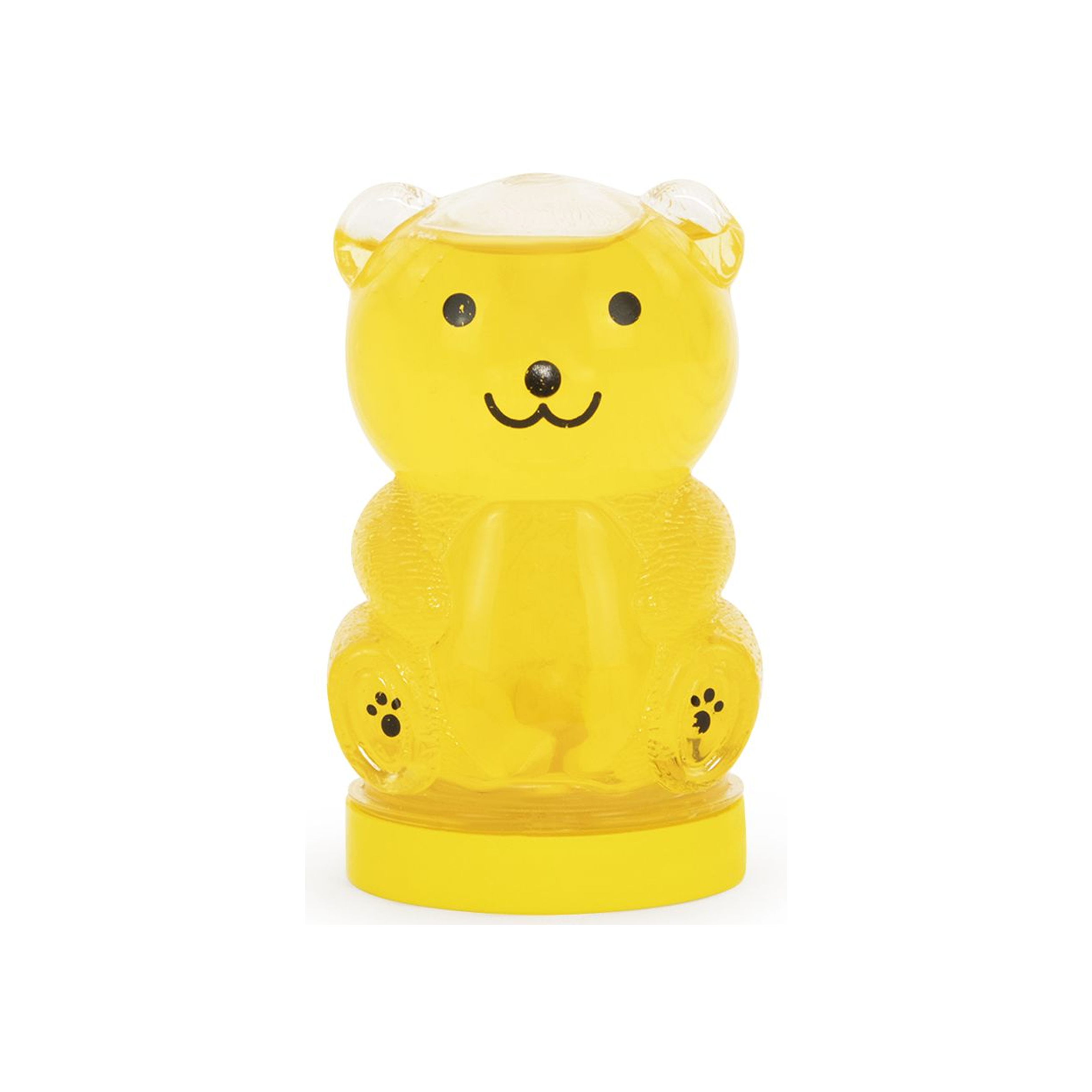 Slime ours miel présenté dans un adorable pot en forme d'ours.
