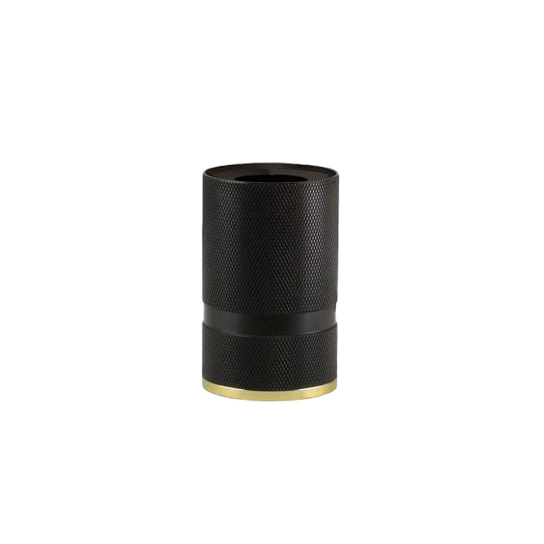Socle pour ampoule message noir - h.10 cm