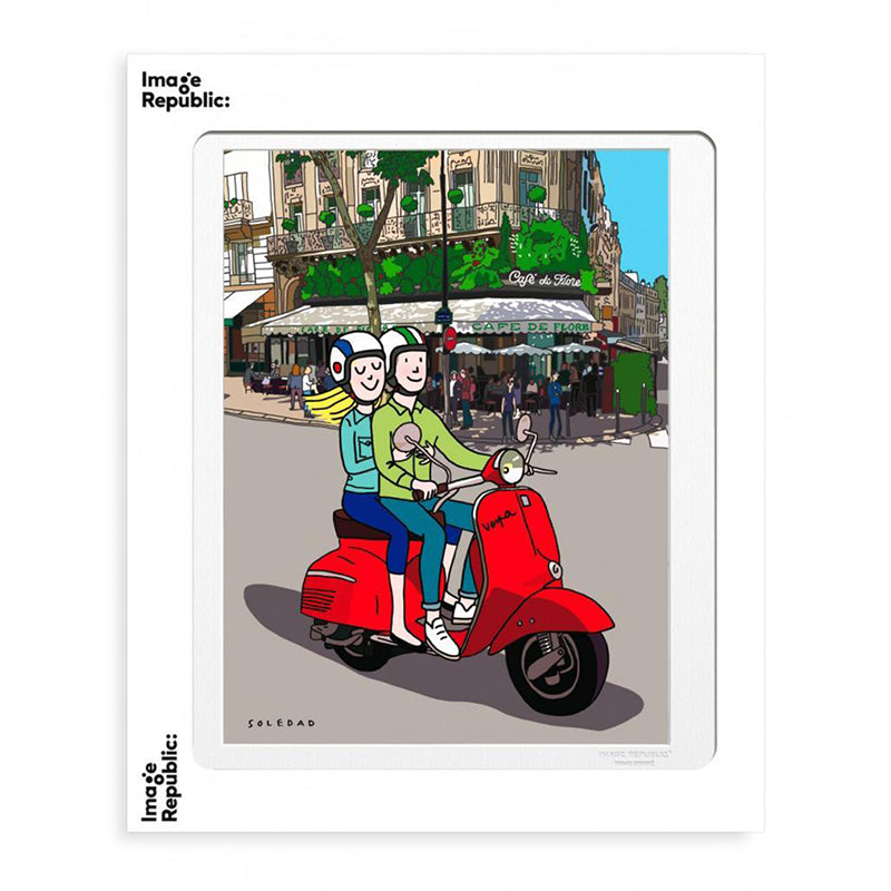 Affiche Soledad - Scooter flore