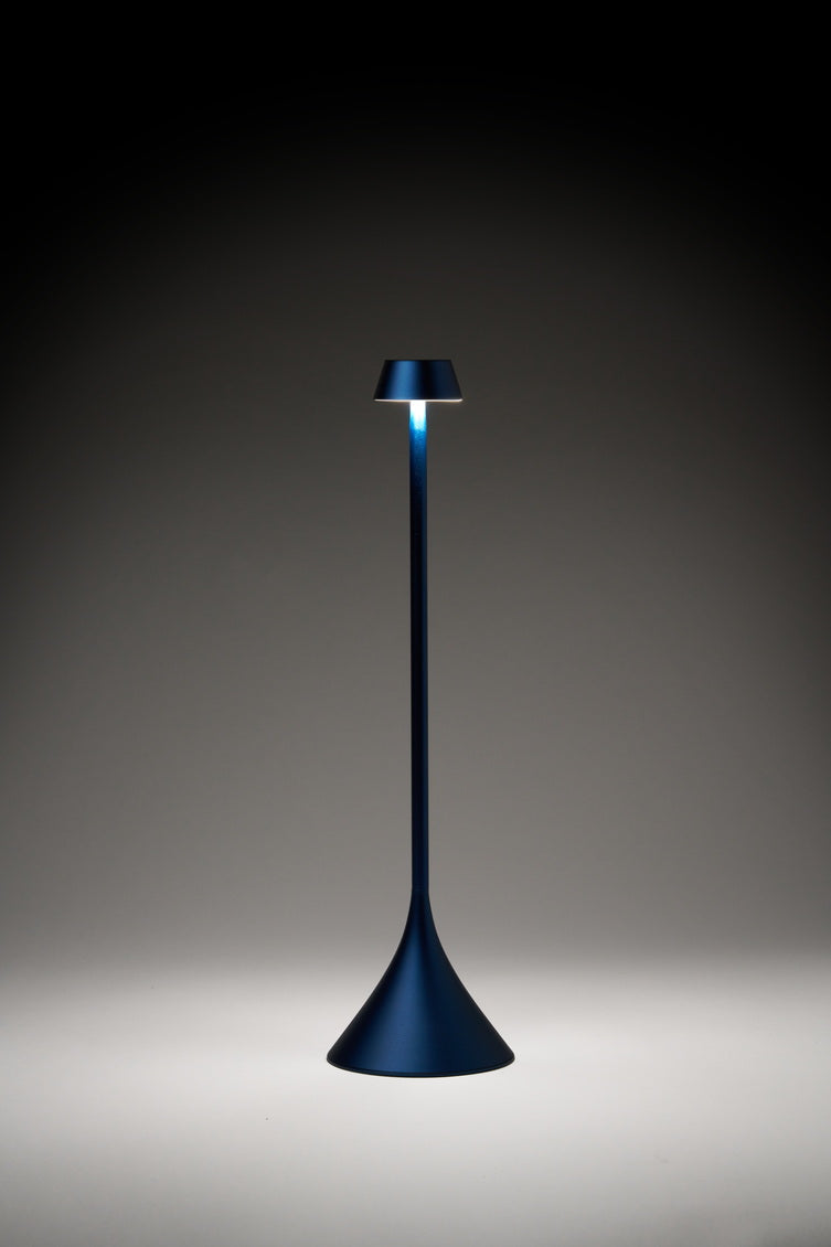 Lampe de table Steli shade h.29.4 cm - bleu foncé