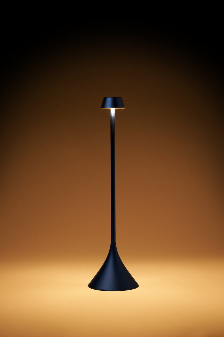 Lampe de table Steli shade h.29.4 cm - bleu foncé