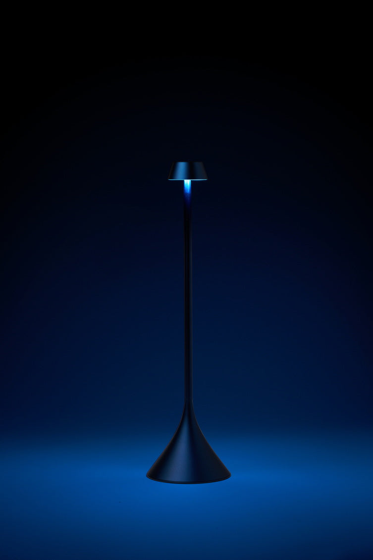 Lampe de table Steli shade h.29.4 cm - bleu foncé