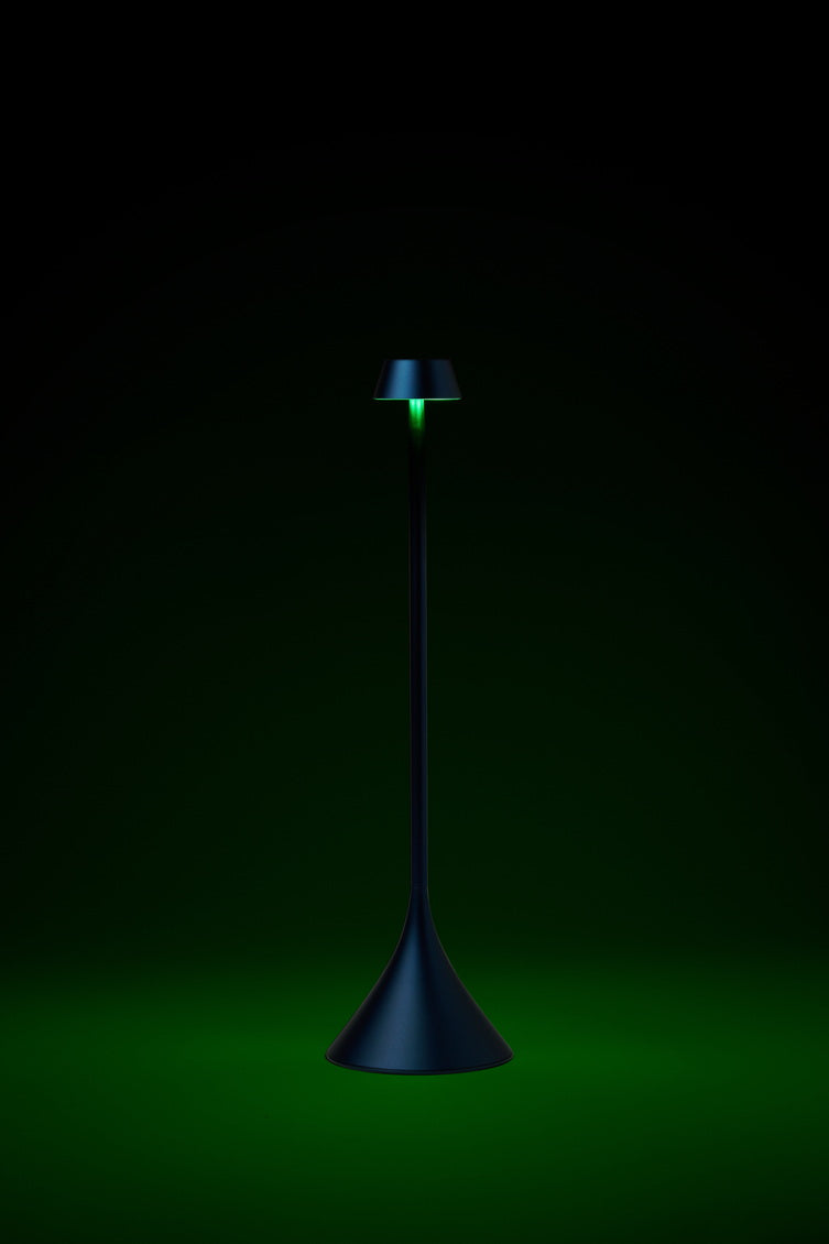 Lampe de table Steli shade h.29.4 cm - bleu foncé