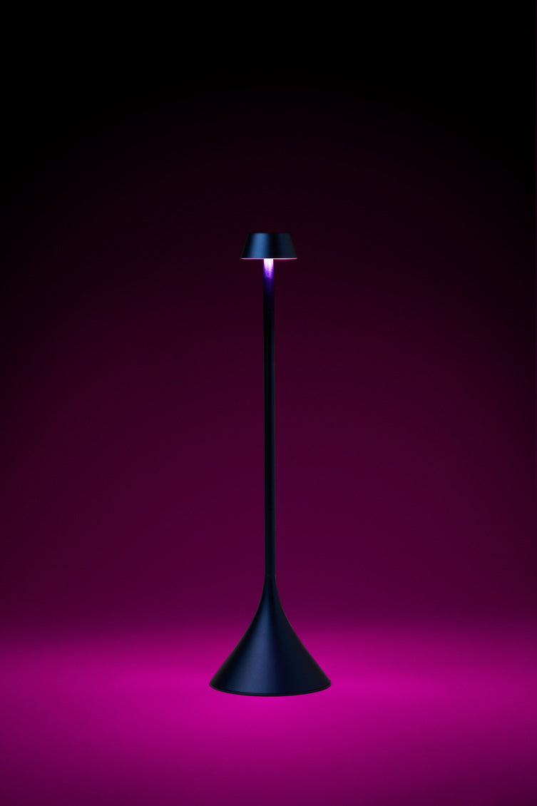 Lampe de table Steli shade h.29.4 cm - bleu foncé