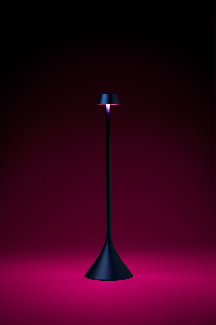 Lampe de table Steli shade h.29.4 cm - bleu foncé