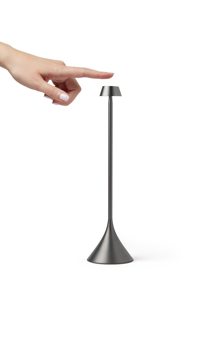 Lampe de table Steli shade h.29.4 cm - gun