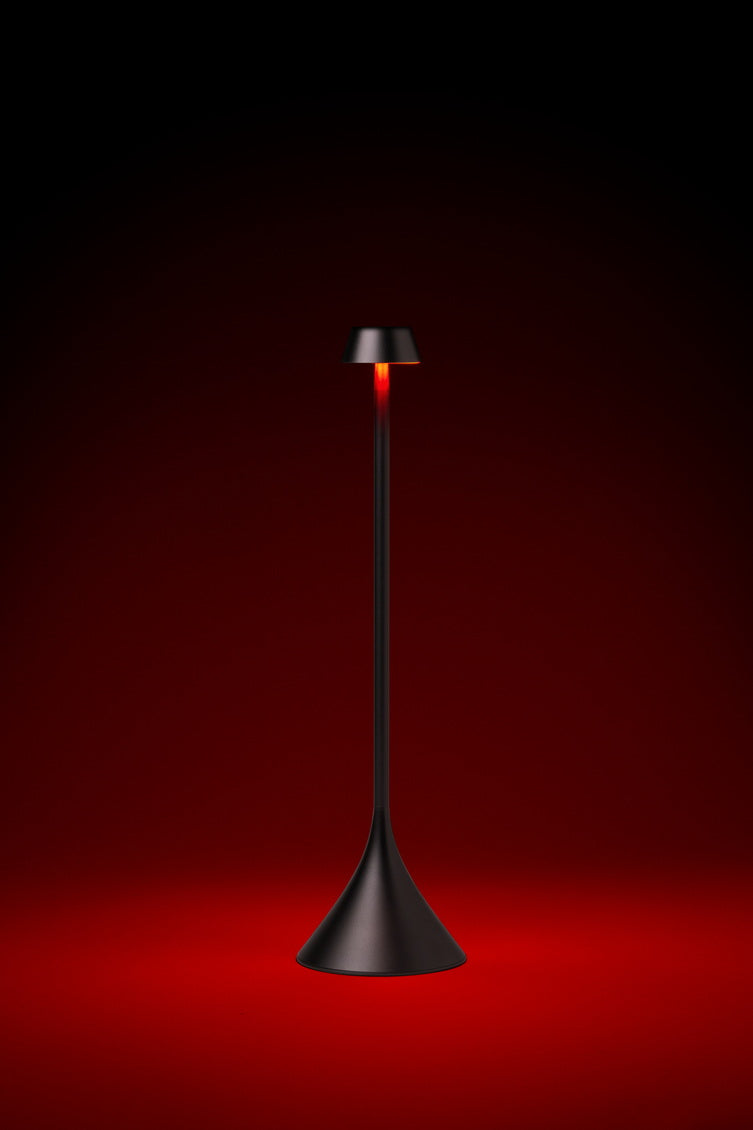 Lampe de table Steli shade h.29.4 cm - gun