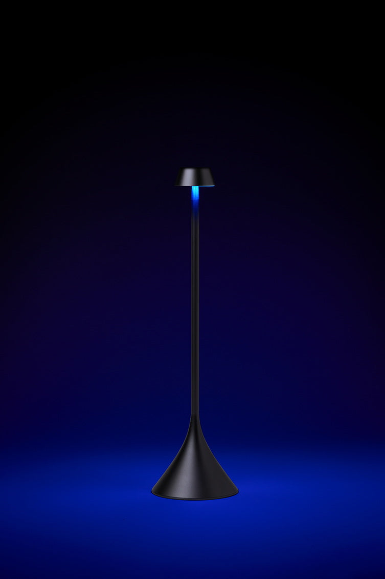 Lampe de table Steli shade h.29.4 cm - gun