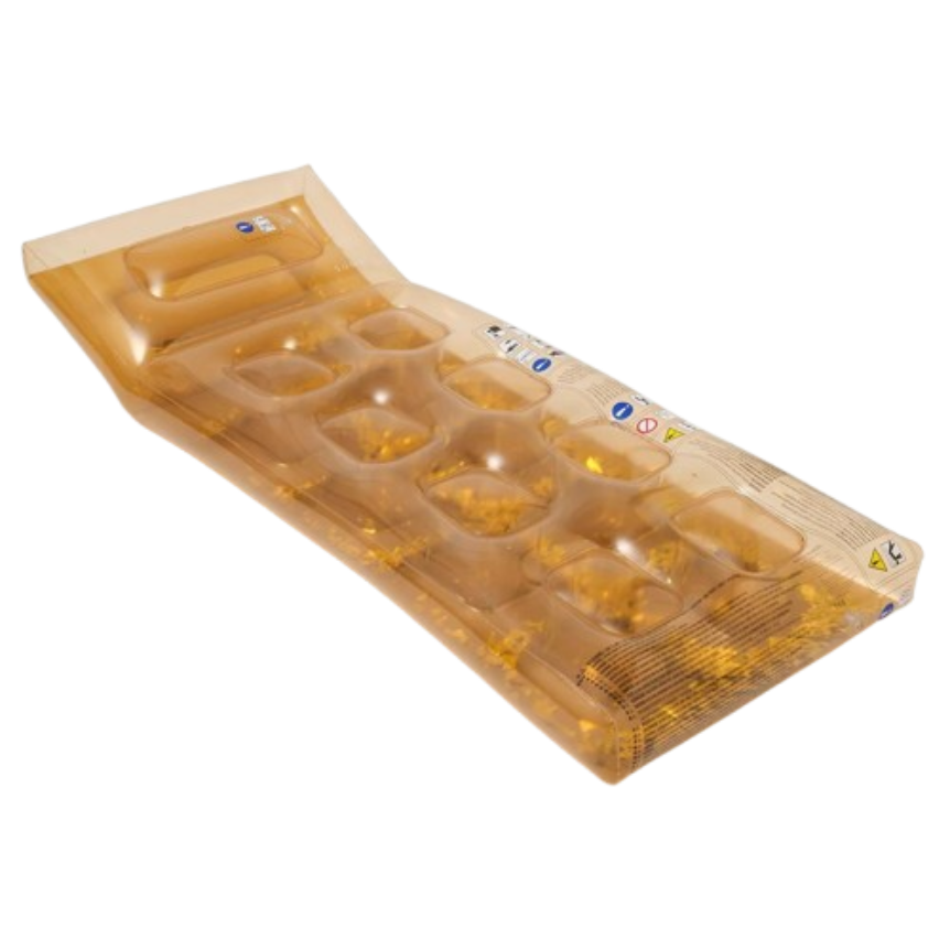 Sunnylife Matelas gonflable Disco Gold à paillettes