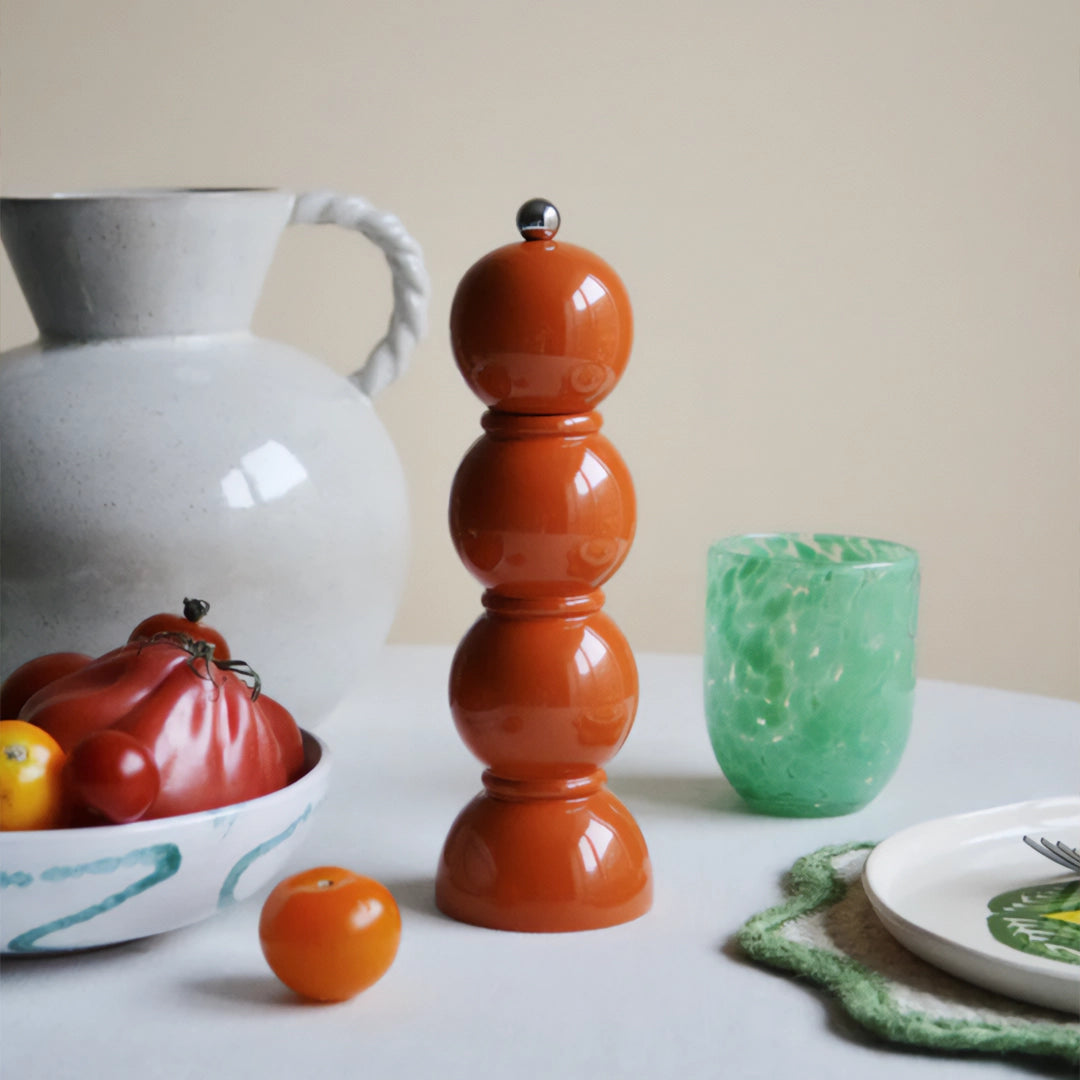 Moulin à Sel & Poivre Bobbin H.24cm - Orange