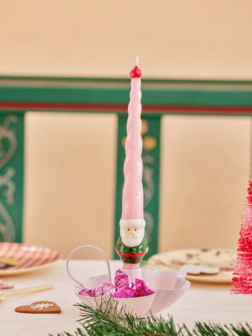 Set de 2 Bougies - Santa