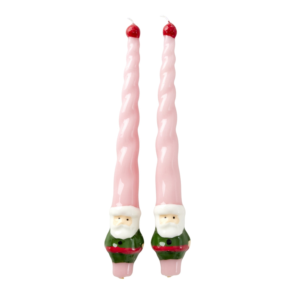 Set de 2 Bougies - Santa