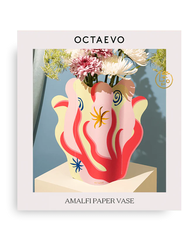 Vase déco papier - Amalfi