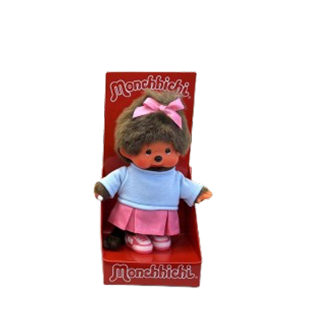 Peluche Monchhichi en Basket