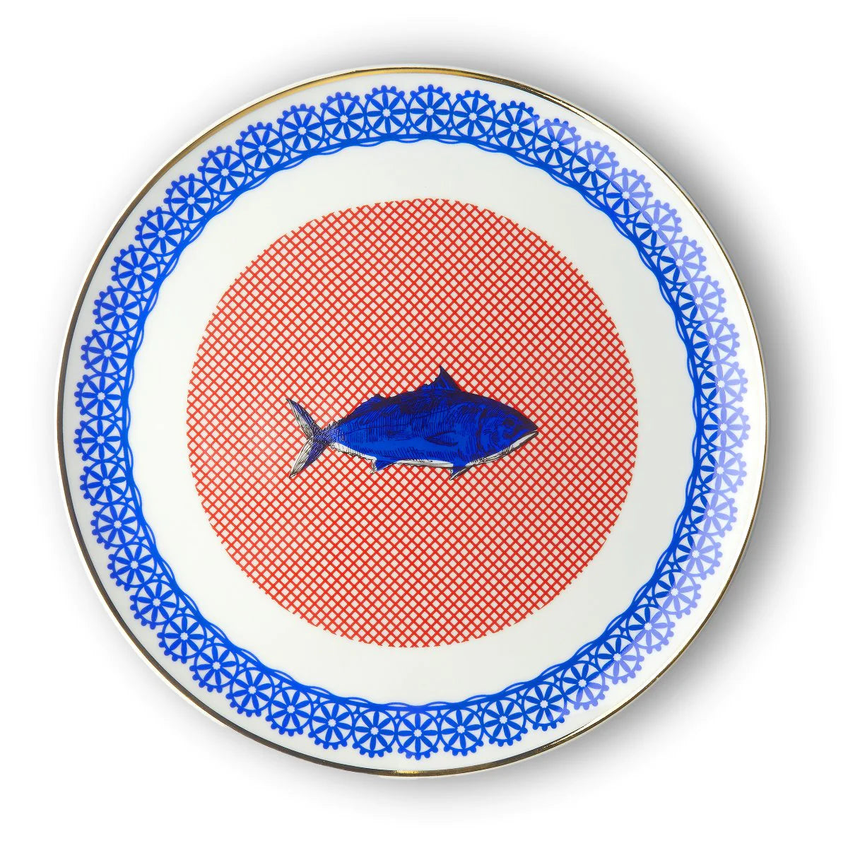 Bitossi home assiette 31 cm Pesce Bathroom Graffiti