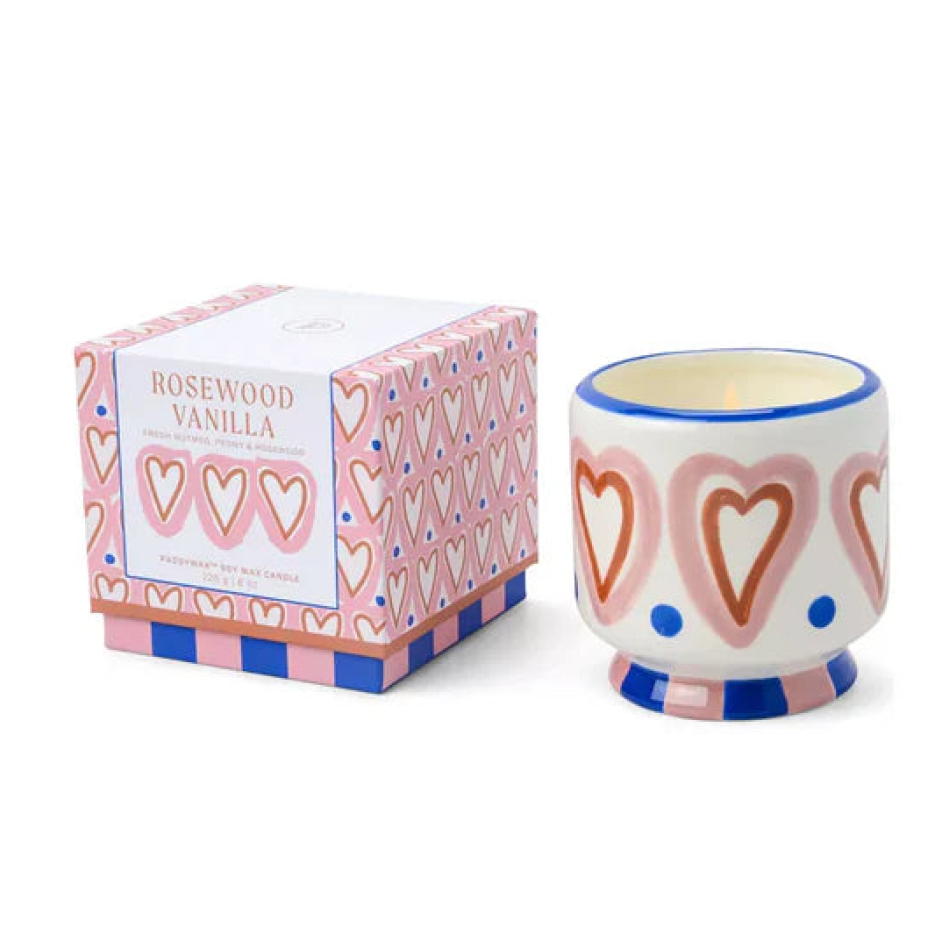 Bougie parfumée Adopo - Vanille et bois de rose