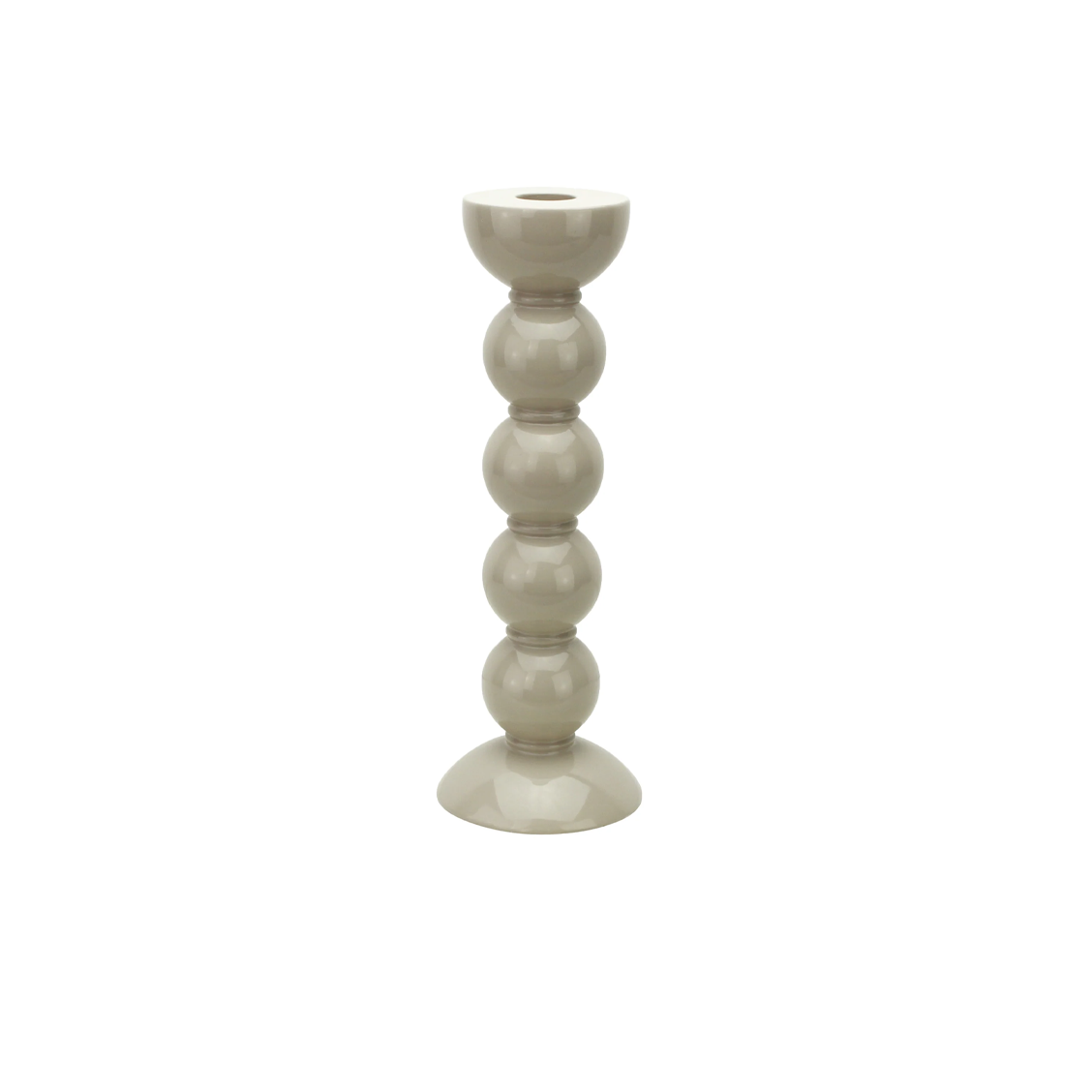 Bougeoir Bobbin H.24cm - Cappuccino