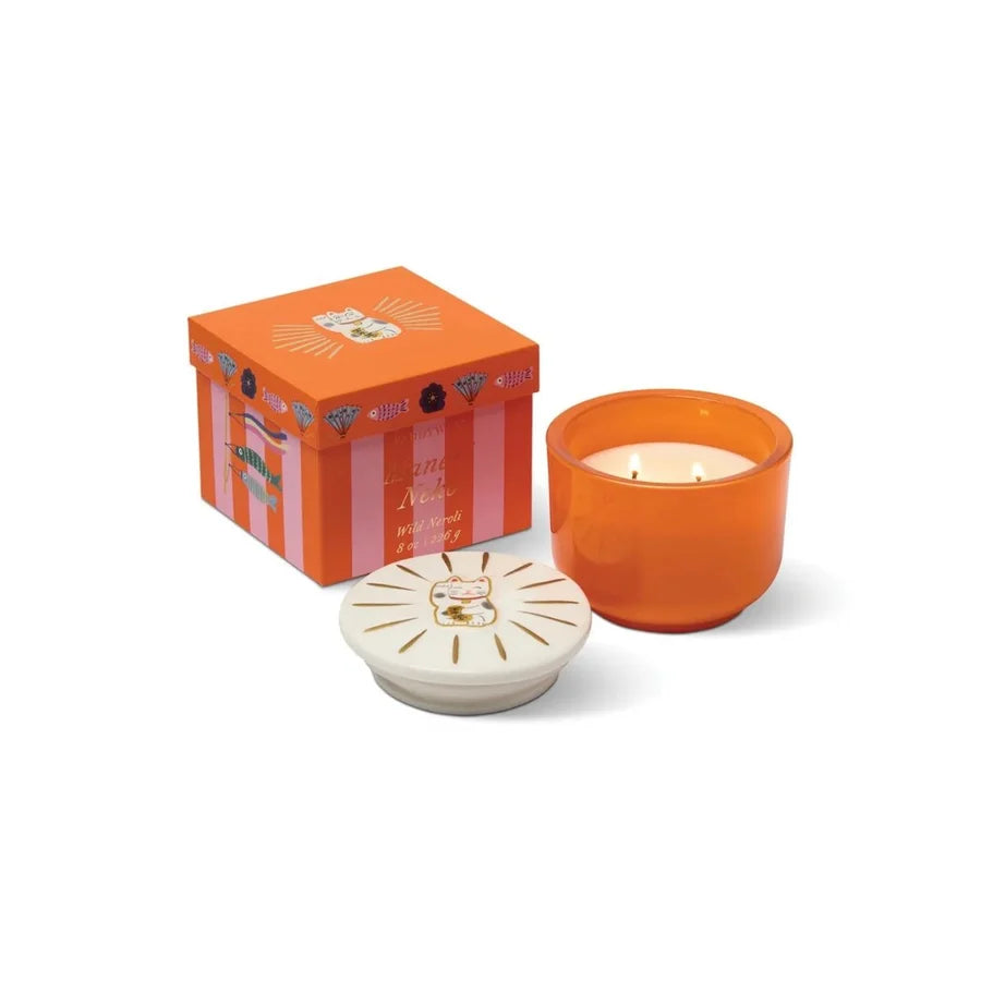 Bougie parfumée Charmed Maneki Neko Cat – Wild Neroli