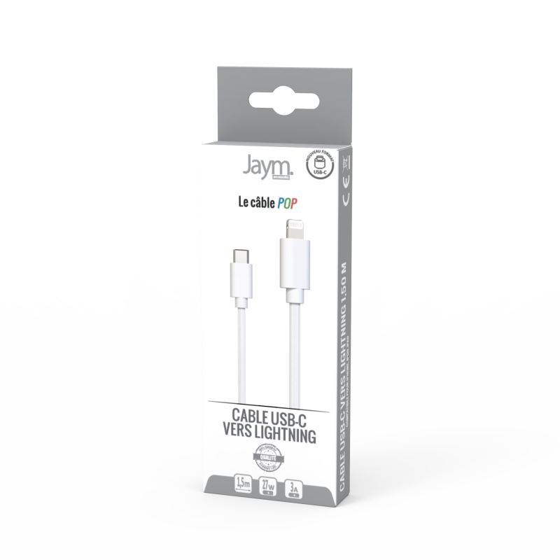 Câble USB-C vers lightning