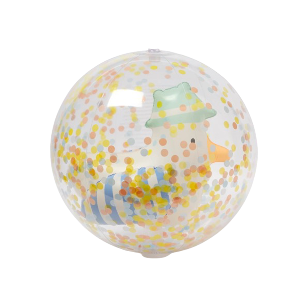 Sunnylife Ballon de plage gonflable 3D - The seagull blue stripe