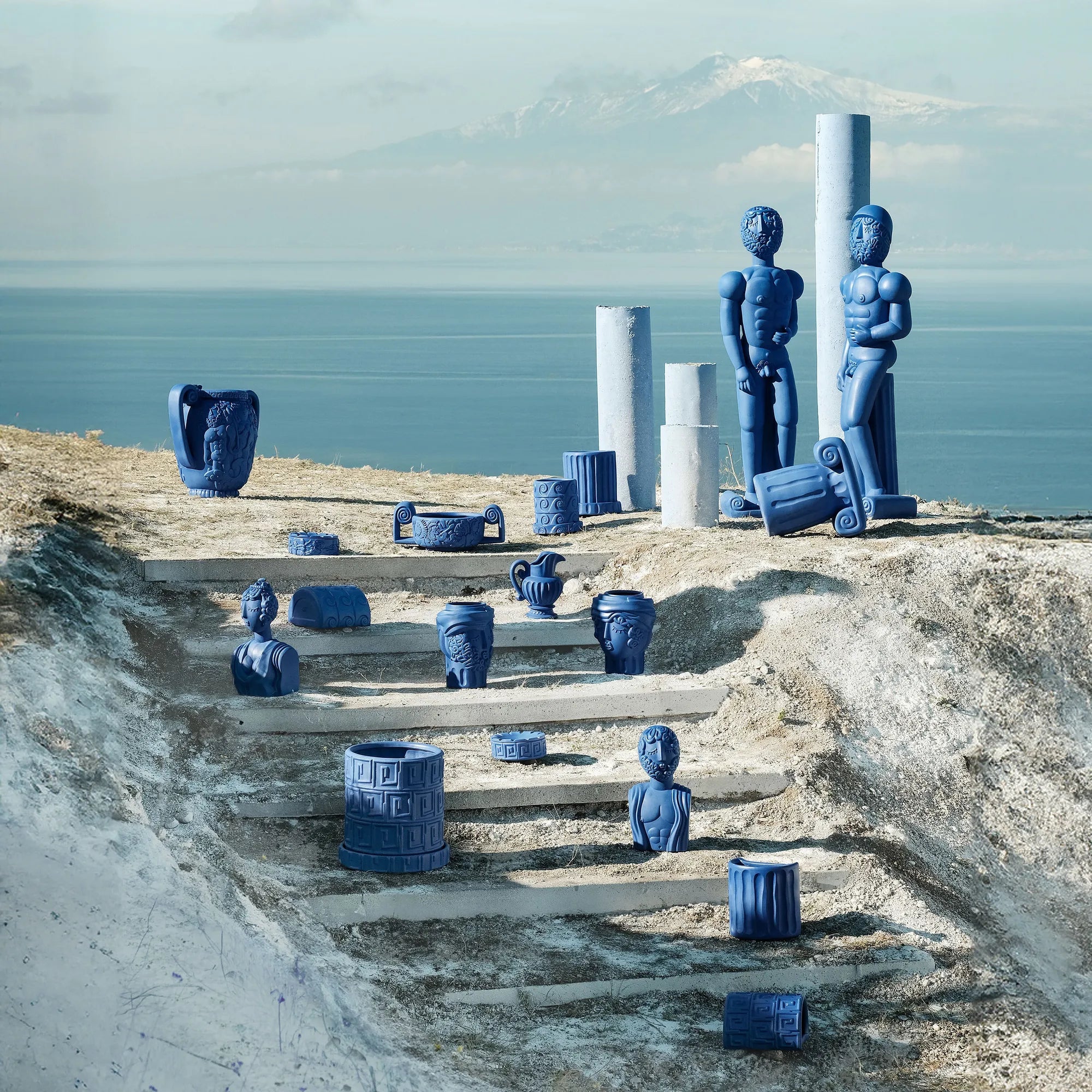 Seletti Cendrier - Bleu