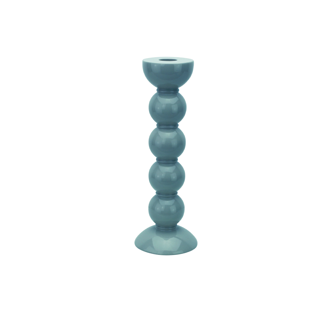 Bougeoir Bobbin h.24cm - Chambray
