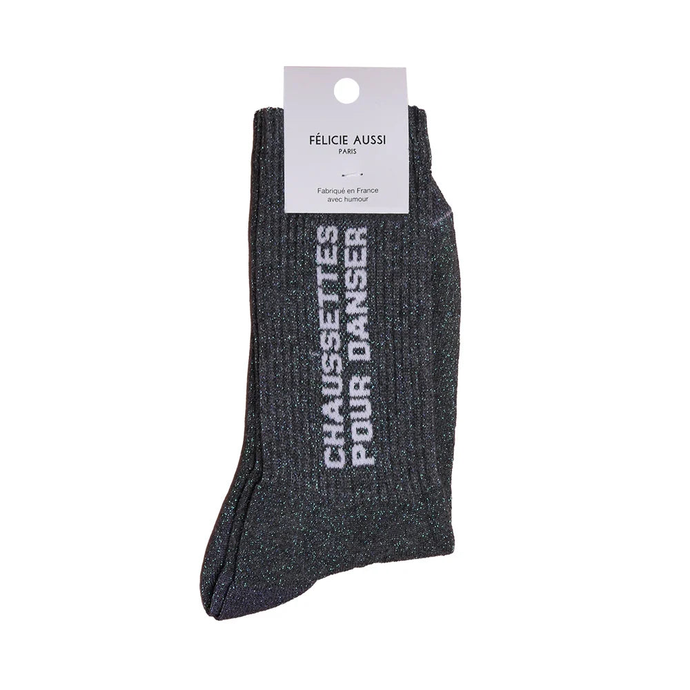 Chaussettes Félicie Aussi à paillettes - pour danser 36/40