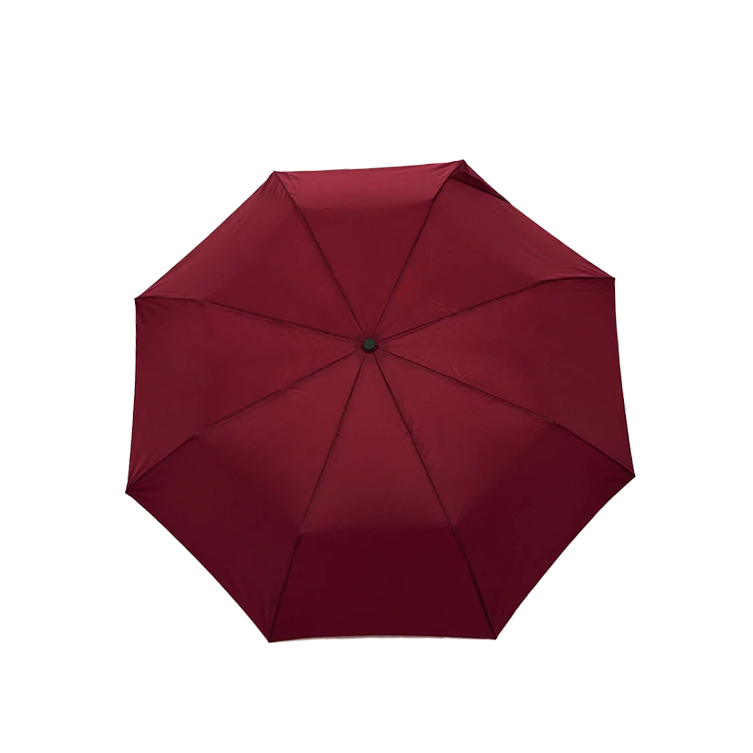 Parapluie compact avec manche Duck - cherry