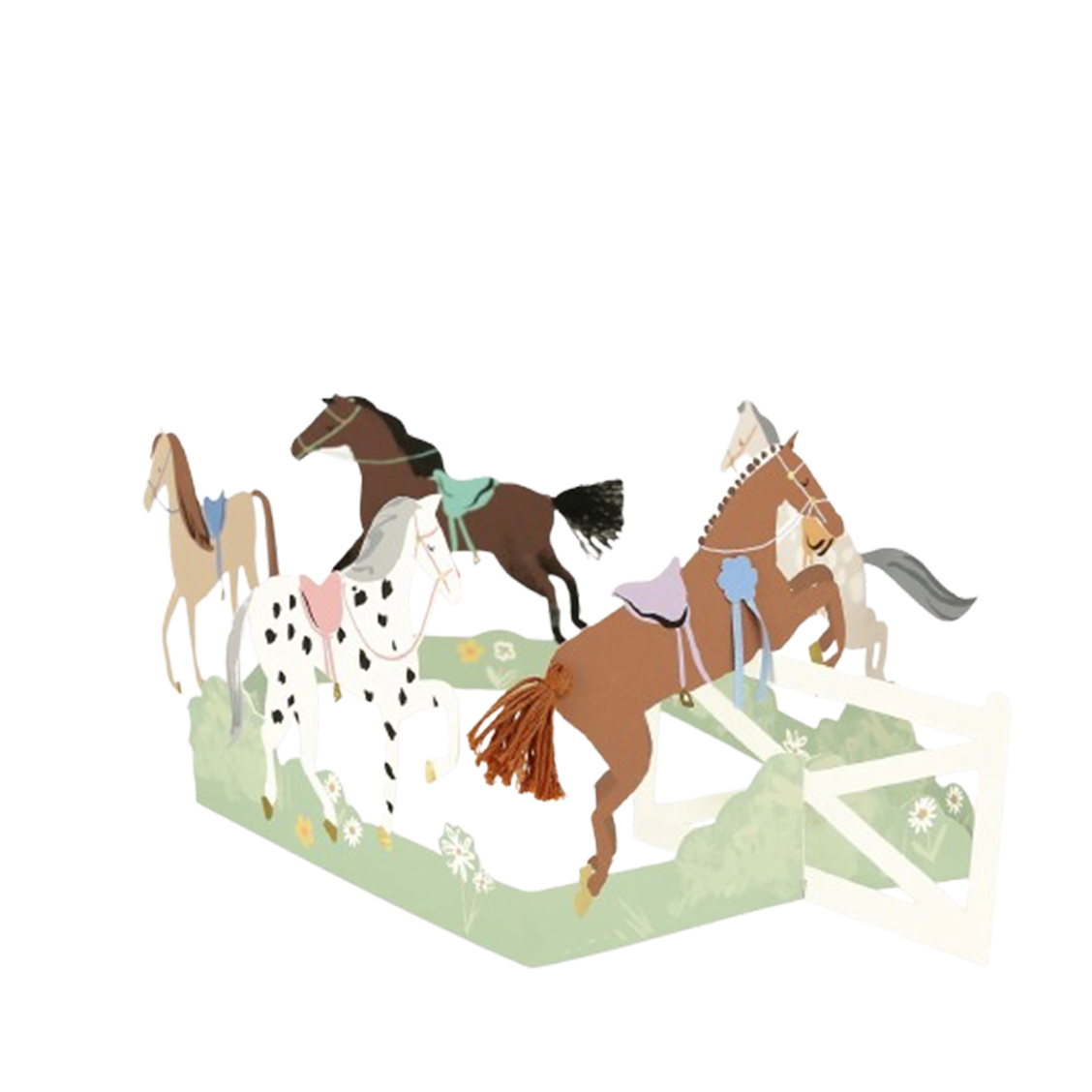 Carte accordéon - Équitation