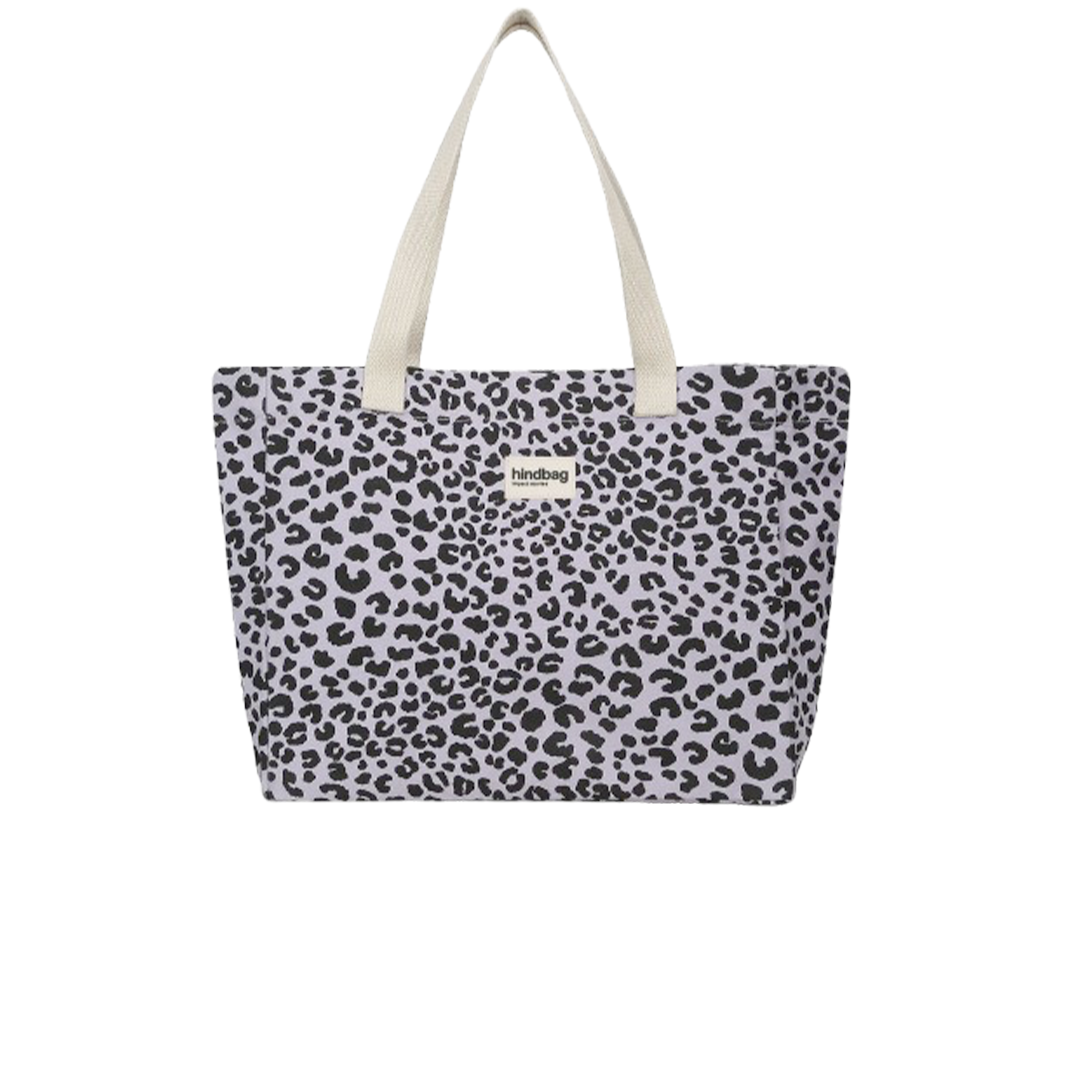 Sac Cabas Claude - Leopard lilas