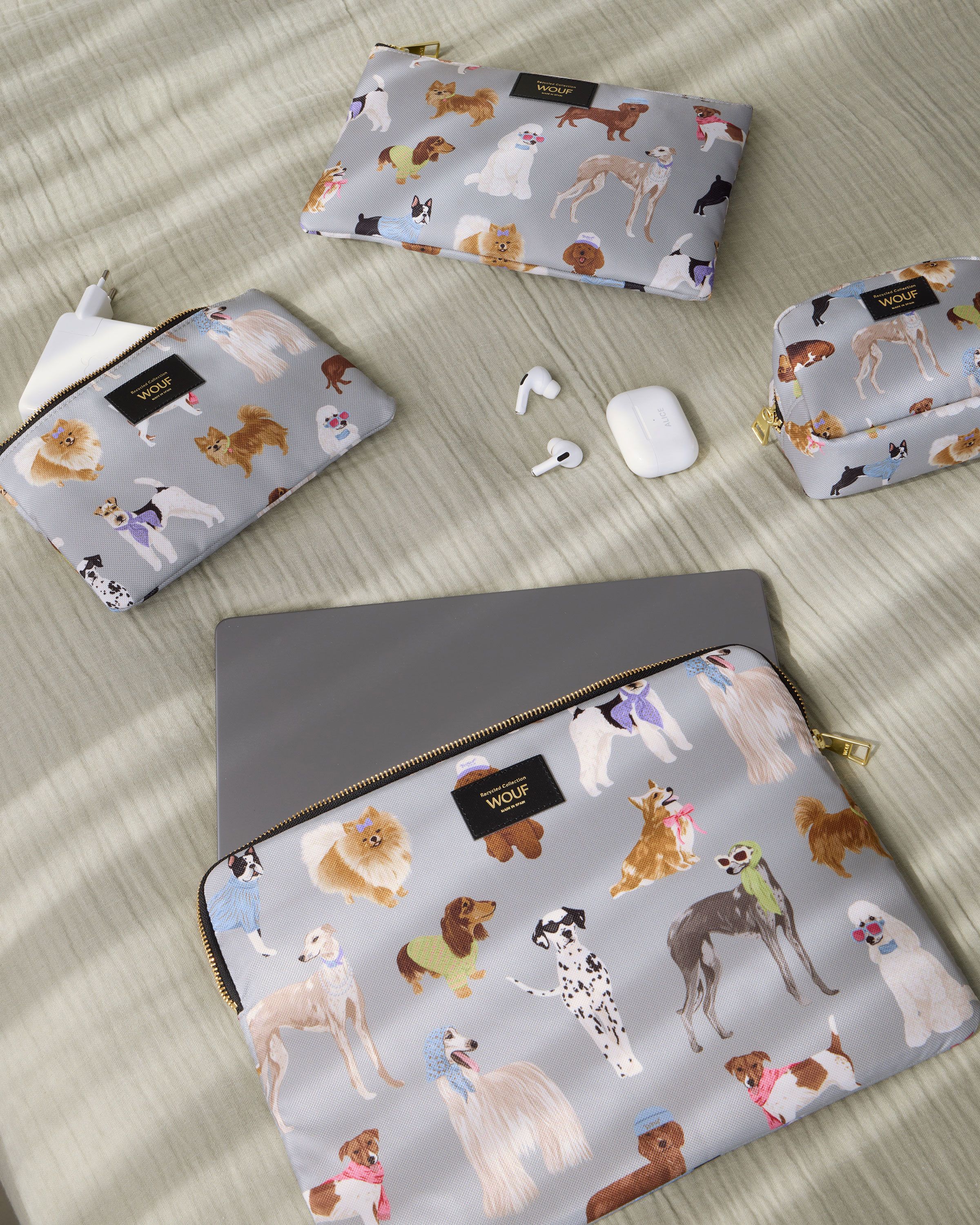 Wouf Housse Ordinateur 13''-14'' - Puppy