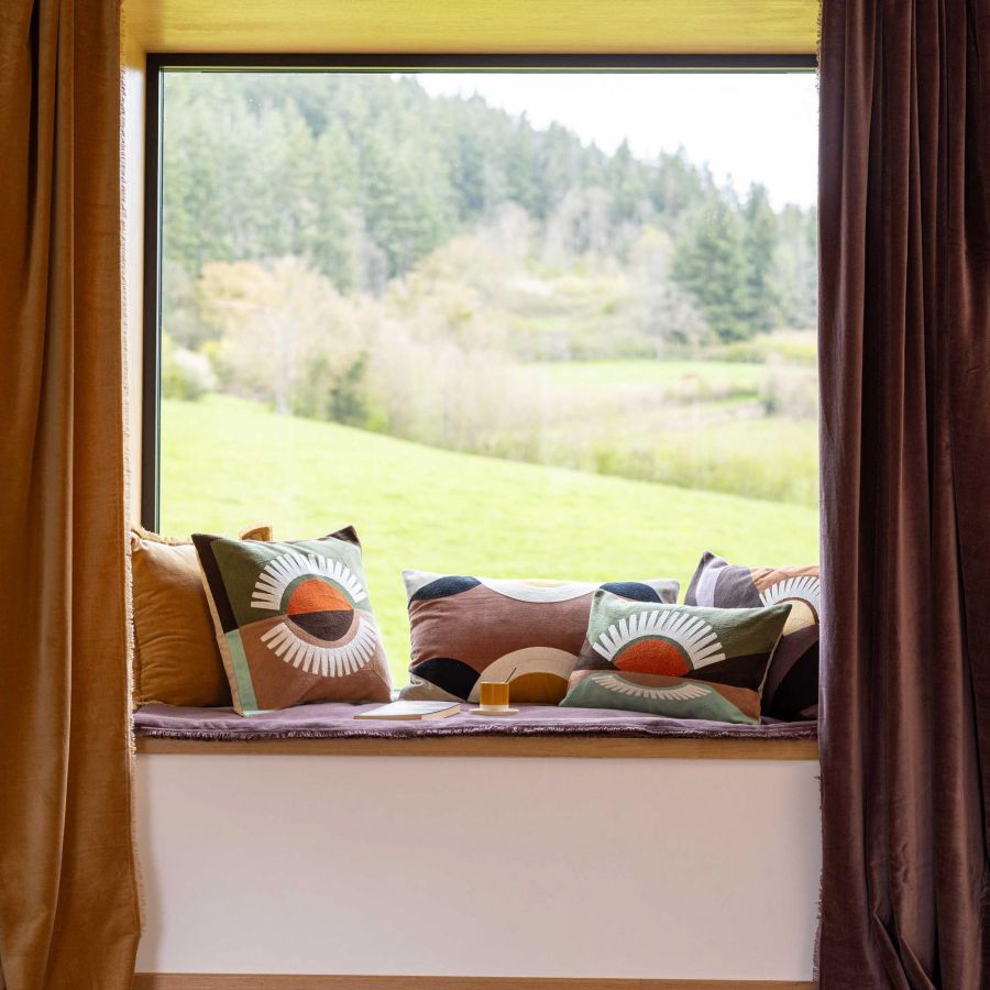 Coussin brodé - Eol